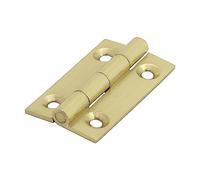 Timco - Solid Drawn Hinge - Solid Brass - Polished Brass (Size 38 x 22-2 Pieces)