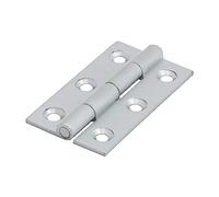 Timco - Solid Drawn Hinge - Solid Brass - Satin Chrome (Size 50 x 28-2 Pieces)