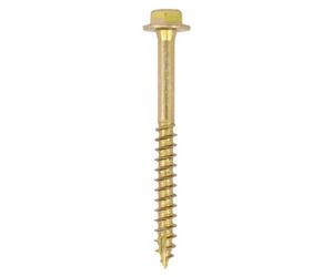 Timco Solo Advanced Hex Head Gold Coach Woodscrews - 12.0 X 130 (25Pcs)