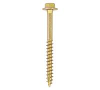 Timco Solo Advanced Hex Head Gold Coach Woodscrews - 6.0 X 100 (8Pcs)
