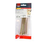 Timco Solo Advanced Hex Head Gold Coach Woodscrews - 8.0 x 120 (4 Pack)