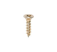 TIMCO Solo Chipboard & Woodscrews - 4.0 x 17 - Gold - Box of 200