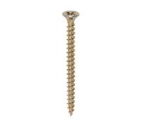 TIMCO Solo Chipboard & Woodscrews - PZ - Double Countersunk - Yellow - 4.0 x 50mm - Box of 200