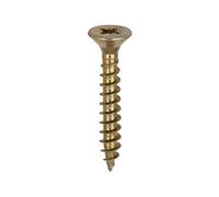 TIMCO Solo Chipboard & Woodscrews - PZ - Double Countersunk - Yellow - 6.0 x 40mm - Box of 200