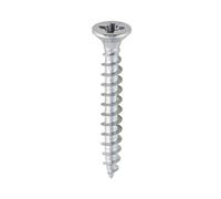 Timco Solo Chipboard & Woodscrews - PZ - Double Countersunk - Zinc in Silver Timco Silver
