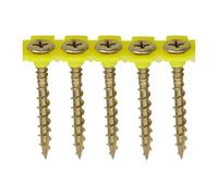 Timco Solo Collated Chipboard & Woodscrews - PH - Double Countersunk in Yellow Timco Yellow
