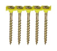 TIMCO Solo Collated Chipboard & Woodscrews - PH - Double Countersunk - Yellow - Box of 1000-55SCOLY