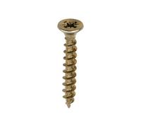 Timco Solo Countersunk Gold Woodscrews - 5.0 X 35 (200Pcs)