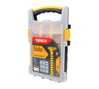 TIMco Solo Countersunk Gold Woodscrews (Mixed Pack of 1200)