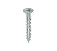 Timco Solo Countersunk Silver Woodscrews - 4.0 X 25 (200Pcs)