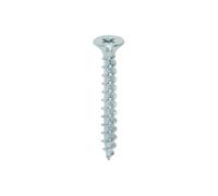 Timco Solo Countersunk Silver Woodscrews - 5.0 X 40 (200Pcs)