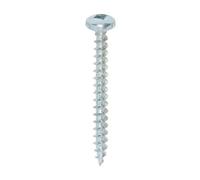 Timco Solo Pan Head Silver Woodscrews - 4.0 X 40 (200Pcs)