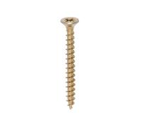 TIMco Solo Woodscrew PZ2 CSK 4.0 x 40mm Zinc/Yell Pass - Box of 200