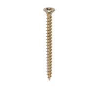 TIMco Solo Woodscrew PZ2 CSK 4.0 x 50mm Zinc/Yell Pass - Box of 200