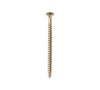 TIMco Solo Woodscrew PZ2 CSK 5.0 x 80mm Zinc/Yell Pass - Box of 200