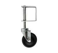 Timco Spring Loaded Field Gate Wheel Light Duty Silver - 270mm (1 Pack Bag)