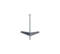 Timco Spring Toggle Cavity Anchors Silver - M5 x 50 (4 Pack)