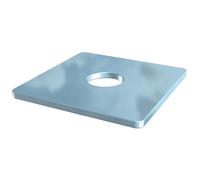 TIMco Square Plate Washer M12 x 50 x 50 x 3mm BZP - Box of 100