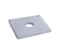 TIMco Square Plate Washer M12 x 50 x 50 x 3mm BZP - Pack of 2