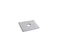 Timco Square Plate Washers Silver - M10 x 50 x 50 x 3 (100 Pack)