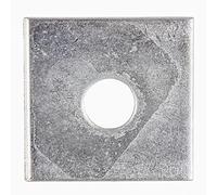TIMCO Square Plate Washers Silver - M10 x 50 x 50 x 3
