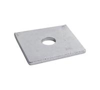 Timco Square Plate Washers Silver - M12 X 50 X 50 X 3 (100Pcs)