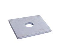 Timco Square Plate Washers Silver - M8 X 40 X 40 X 3 (100Pcs)