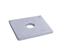 Timco Square Plate Washers - Zinc (Size M8 x 40 x 40 x 3 - 100 Pieces) in Silver | Size: 1000mm x 1000mm Timco Silver 1000mm x 1000mm