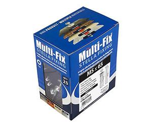 Timco STBLACK90Multi-Fix Stella Fixings - TX - Pan - Black - M5 x 90