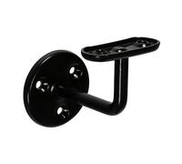 Timco - Steel Handrail Brackets - Black (Size 63mm - 2 Pieces)