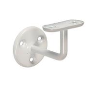 Timco - Steel Handrail Brackets - White (Size 63mm - 2 Pieces)