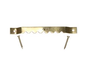 Timco STOOTH63P Sawtooth Hangers And Nails - Electro Brass 63Mm TIMpac 15
