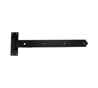 Timco Straight Band & Hook On Plates Hinges Black - 600mm