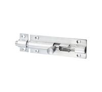 Timco - Straight Barrel Bolt - Satin Chrome (Size 75 X 25mm - 1 Each)
