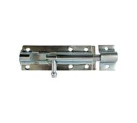 Timco Straight Tower Bolt Silver - 6"