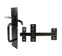 Timco Suffolk Latch Medium Duty Black - 205 X 45mm
