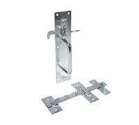 Timco Suffolk Latch Medium Duty Silver - 205 X 45mm