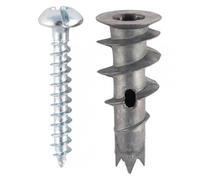 TIMco TBAZS Metal Speed Plug 3.15 with Screw 4.5 x 30 - Zinc (Box of 100)