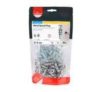 Timco TBAZSB Metal Speed Plugs & Screws - Zinc 31.5Mm TIMbag 75