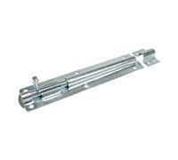 TIMCO Straight Tower Bolt - Zinc - 8" - Great for securing Flush Fitting Gates and shed Doors in a Closed Position, Adding Increased Security - One Bolt in a Pack.