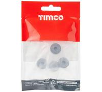 TIMCO Threaded Screw Caps Solid Brass Polished Chrome - 16mm