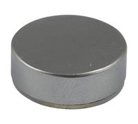 TIMCO Threaded Screw Caps Solid Brass Satin Chrome - 12mm