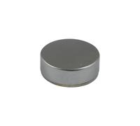 TIMCO Threaded Screw Caps Solid Brass Satin Chrome - 14mm
