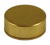 Timco Threaded screw cover - Solid Brass - Polished Brass in Gold Timco Gold