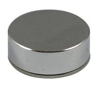Timco Threaded screw cover - Solid Brass - Polished Chrome in Silver Timco Silver