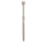 Timco Timber Frame Construction & Landscaping Screws - Hex - A4 Stainless in Silver Timco Silver