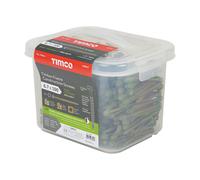 Timco Timber Frame Construction & Landscaping Screws - Hex - Exterior - Green Organic Tub 300 100INLT