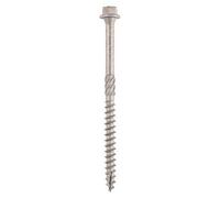 Timco Timber Screws Hex Flange Head A4 Stainless Steel - 6.7 X 75 (8Pcs)