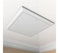 Timco Timloc - 562X662 - Plastic Hinged Loft Access Door - 562 X 662 - White