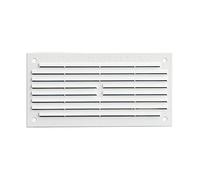 TIMCO Timloc 6x3 Plastic Internal Louvre Mini Vent White White-6x3-Plastic